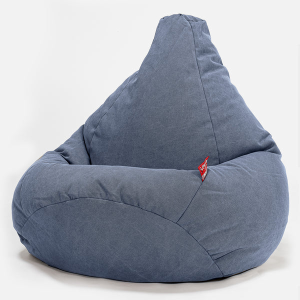 Gamer Sækkestol - Stonewashed denim Navy 01