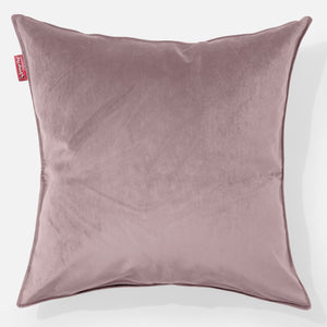 Kæmpe Pudebetræk 70 x 70cm - Fløjl Lyserød
