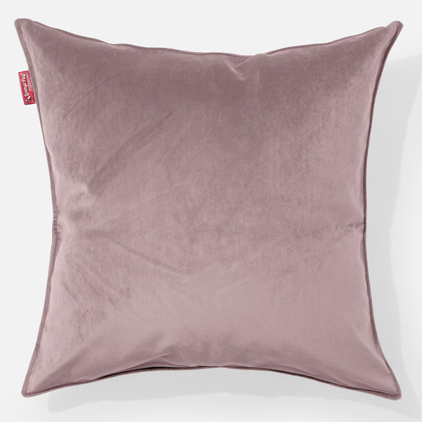 Kæmpe Pude 70 x 70cm - Fløjl Lyserød 01