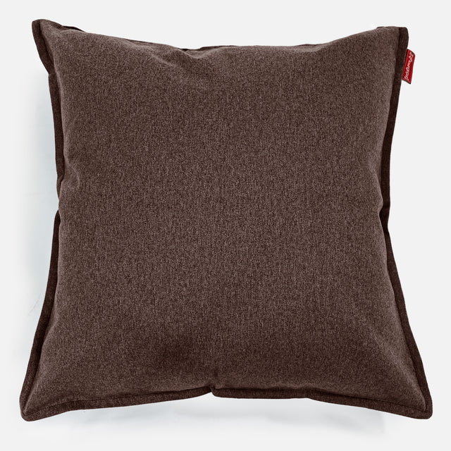 Kæmpe Pude 70 x 70cm - Interalli-uld Brun 01