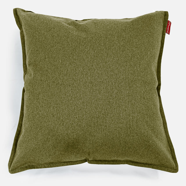 Kæmpe Pude 70 x 70cm - Interalli-uld Limegrøn 01