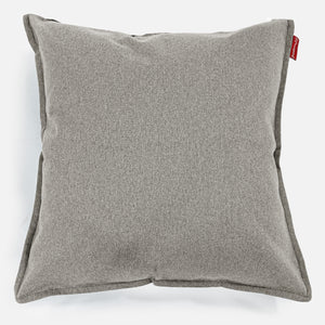 Kæmpe Pudebetræk 70 x 70cm - Interalli-uld Sølv