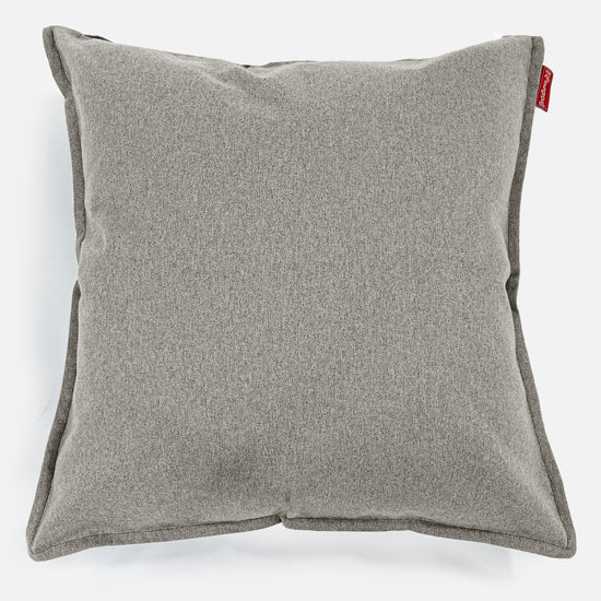 Kæmpe Pude 70 x 70cm - Interalli-uld Sølv 01