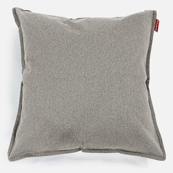 Kæmpe Pude 70 x 70cm - Interalli-uld Sølv 01