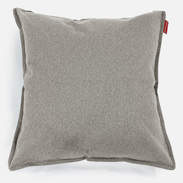 Kæmpe Pude 70 x 70cm - Interalli-uld Sølv 01