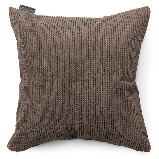 Kæmpe Pude 70 x 70cm - Pom Pom Chokolade Brun 01