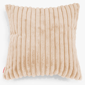 Kæmpe Pudebetræk 70 x 70cm - Ultraplysfløjl Fersken