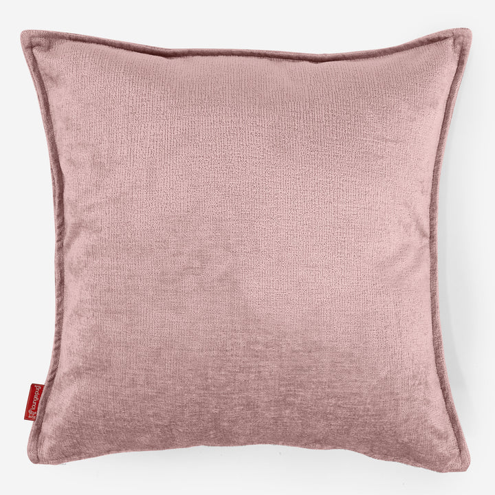 Kæmpe Pudebetræk 70 x 70cm - Chenille Lyserød 01