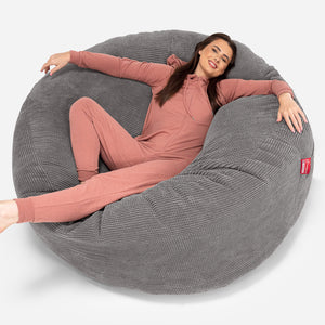 Kæmpe Sækkestol Sofa XXL 'Mega Mammut' - Pom Pom Kul Grå