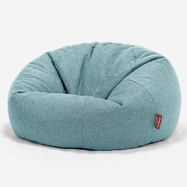 Klassisk Sækkestol Sofa - Interalli-uld Cyan 01