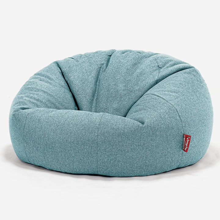 Klassisk Sækkestol Sofa - Interalli-uld Cyan 01