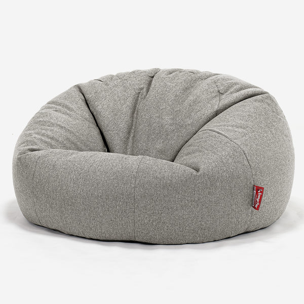 Klassisk Sækkestol Sofa - Interalli-uld Sølv 01