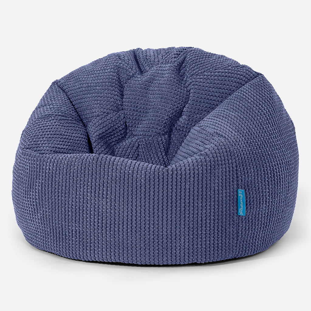 Klassisk Sækkestol til Børn - Pom Pom Lilla 01