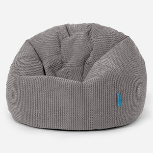 Klassisk Sækkestol til Børn 1-5 år - Pom Pom Kul Grå