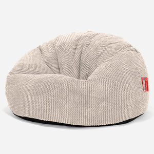 Klassisk Sækkestol - Pom Pom Cremefarvet
