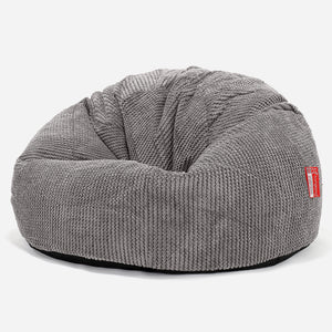 Klassisk Sækkestol - Pom Pom Kul Grå