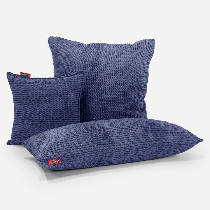 Pude 47 x 47cm - Pom Pom Lilla 04