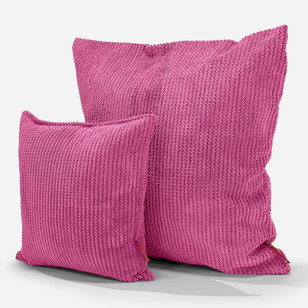 Pude 47 x 47cm - Pom Pom Pink 02