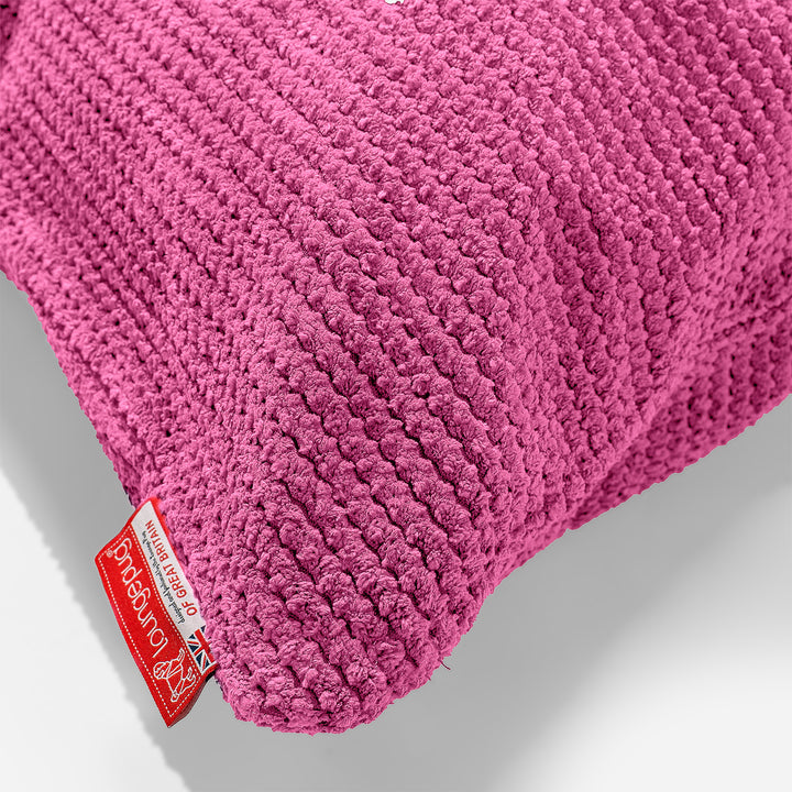 CloudSac 50 Kæmpe Pude med Memory Skum 40 x 80cm - Pom Pom Pink 02