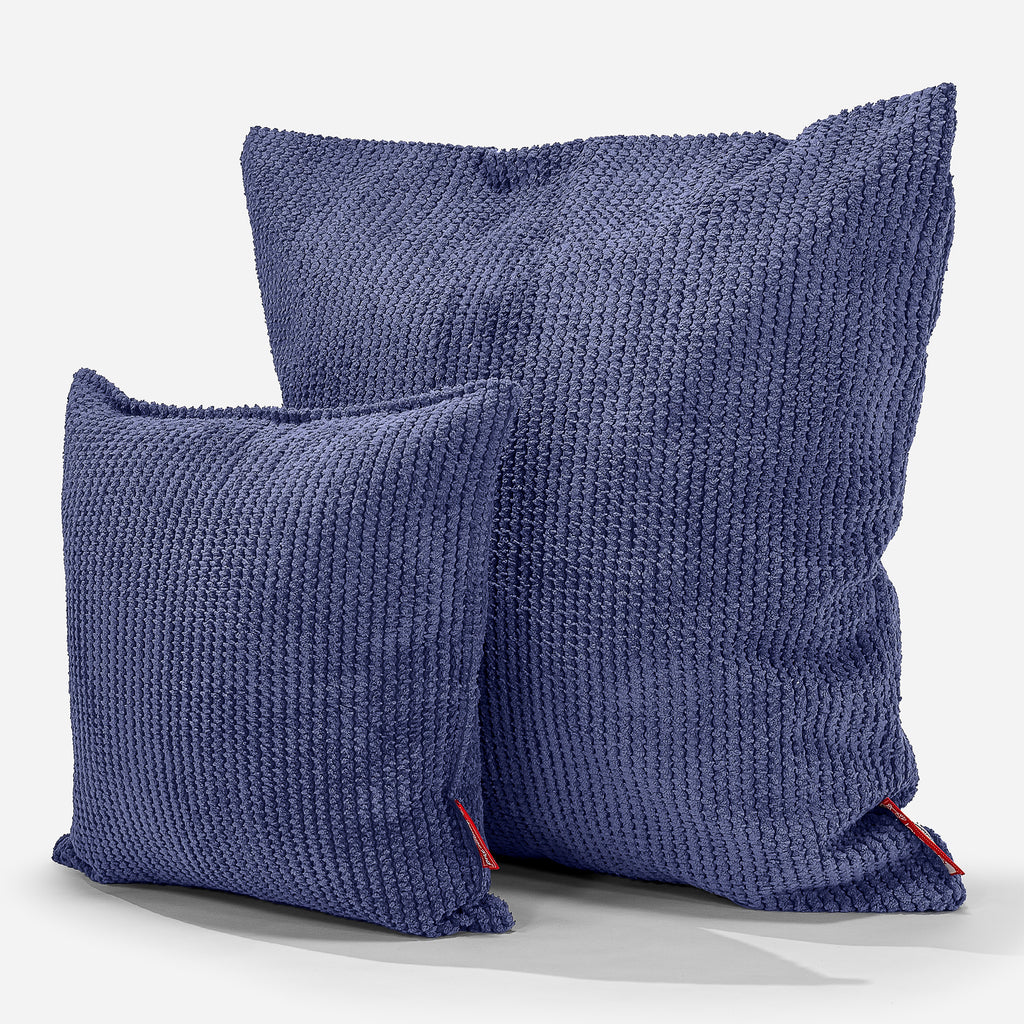 Kæmpe Pude 70 x 70cm - Pom Pom Lilla 02
