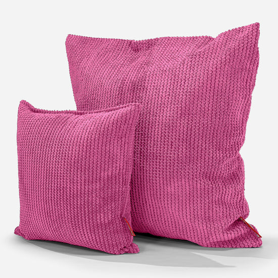 Kæmpe Pude 70 x 70cm - Pom Pom Pink 02