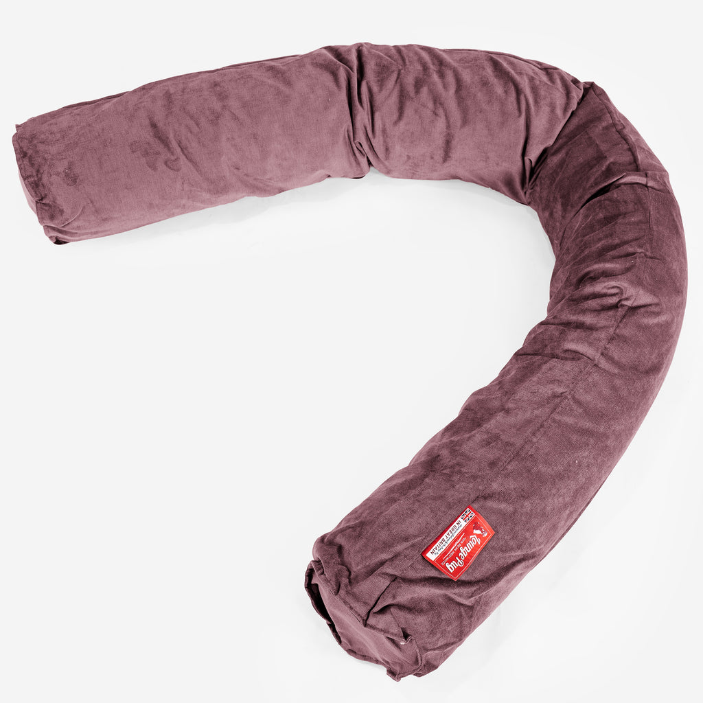 Lejringspude C150-L, CloudSac Memory Skum - Flock Lyslilla 01