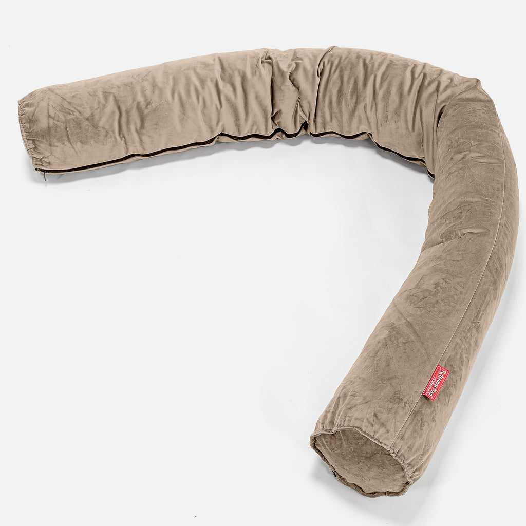 Lejringspude C150-L, CloudSac Memory Skum - Fløjl Mink 01