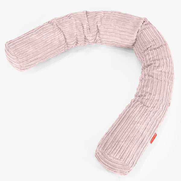 Lejringspude C150-L, CloudSac Memory Skum - Klassisk Jernbanefløjl Blush Lyserød 01