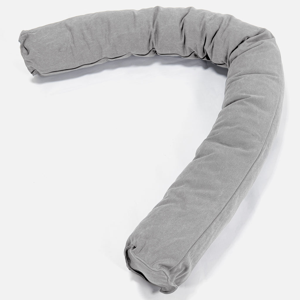 Lejringspude C150-L, CloudSac Memory Skum - Stonewashed denim Grå 01