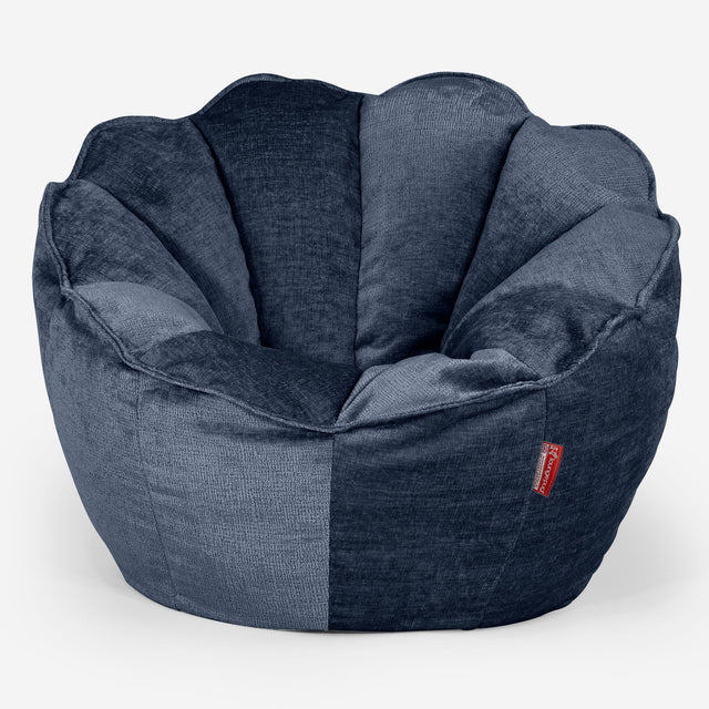 Natalia Sacco Sækkestol - Chenille Navy 01