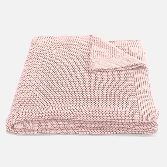 Plaid / Tæppe - 100% Bomulds Ellos Baby Lyserød 01