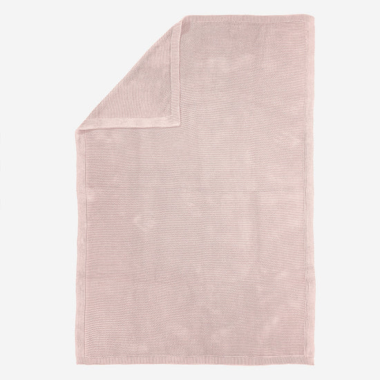 Plaid / Tæppe - 100% Bomulds Ellos Baby Lyserød 03