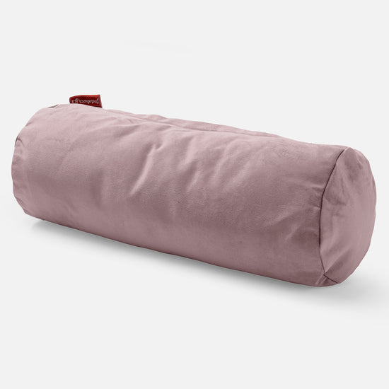 Pøllepude 20 x 55cm - Fløjl Lyserød 01