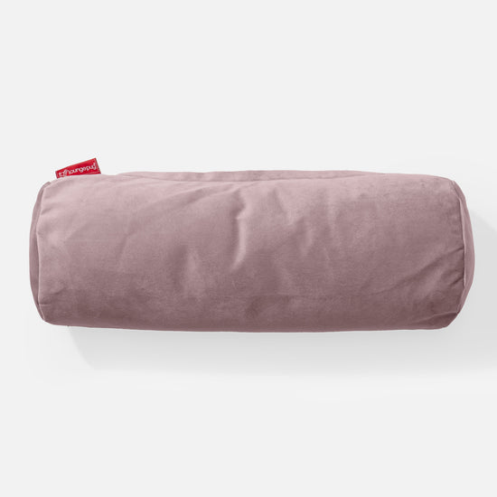 Pøllepude 20 x 55cm - Fløjl Lyserød 02