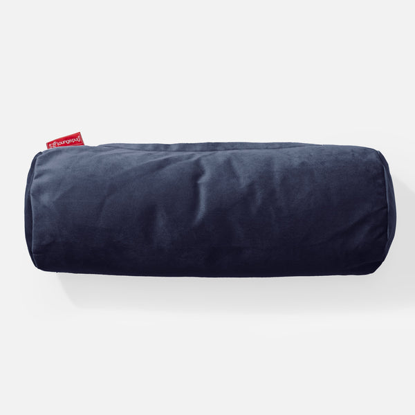 Pøllepude 20 x 55cm - Fløjl Marineblå 01