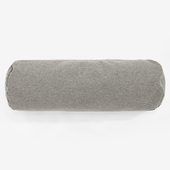 Pøllepude 20 x 55cm - Interalli-uld Sølv 02
