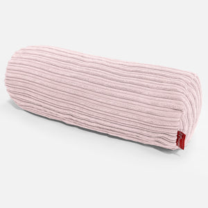 Pøllepudebetræk 20 x 55cm - Klassisk Jernbanefløjl Blush Lyserød