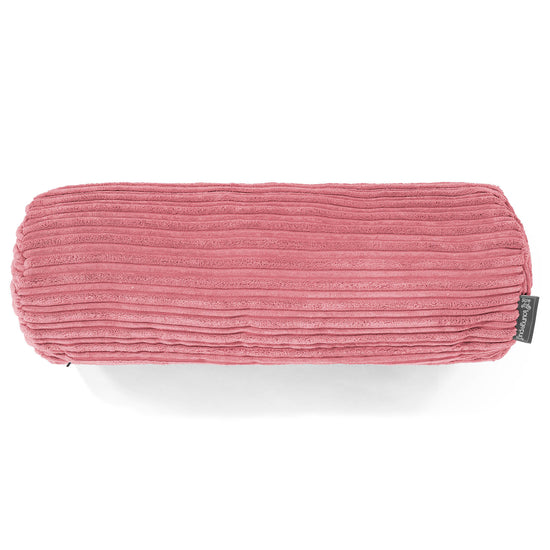Pøllepude 20 x 55cm - Klassisk Jernbanefløjl Koral 02