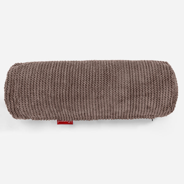 Pøllepude 20 x 55cm - Pom Pom Chokolade Brun 01