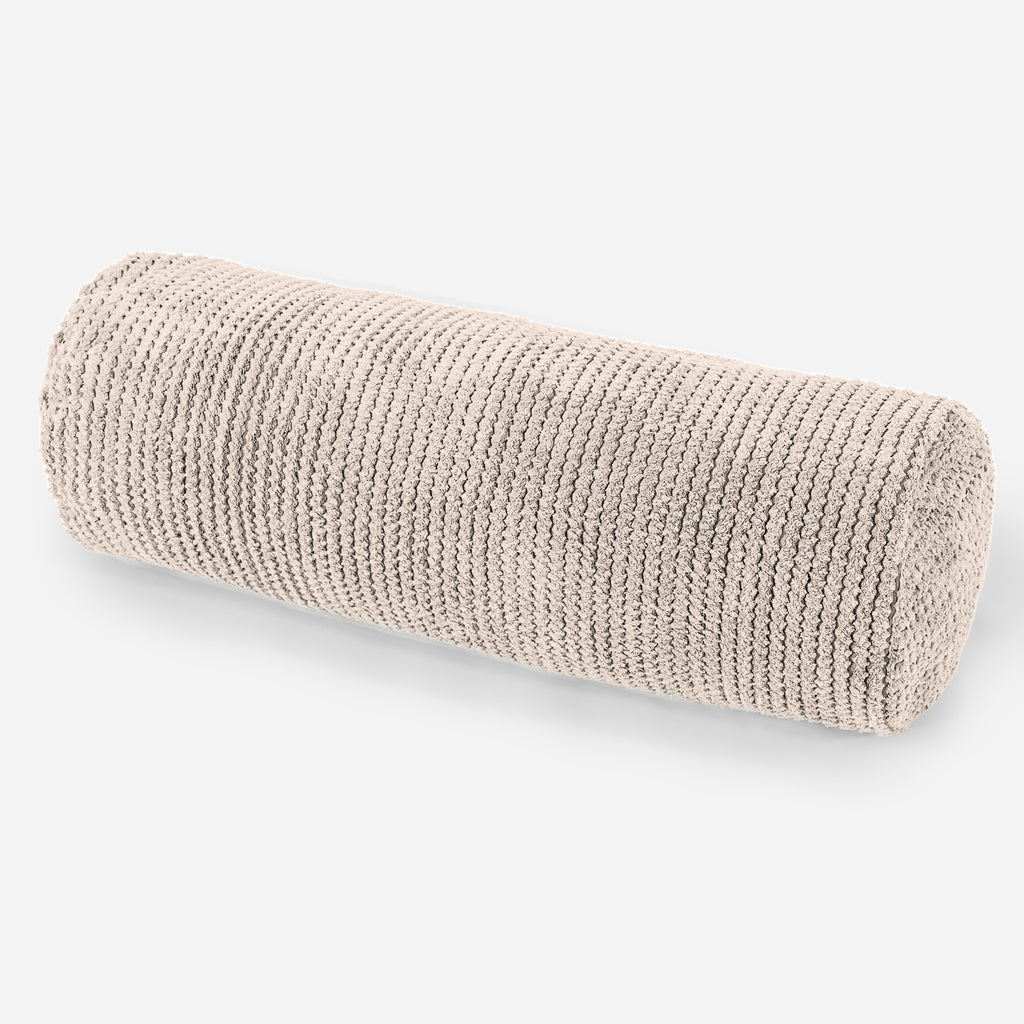 Pøllepude 20 x 55cm - Pom Pom Cremefarvet 01