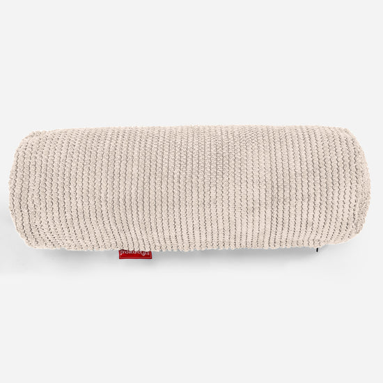 Pøllepude 20 x 55cm - Pom Pom Cremefarvet 02