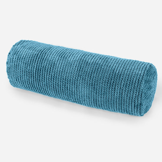 Pøllepude 20 x 55cm - Pom Pom Turkis Blå 01
