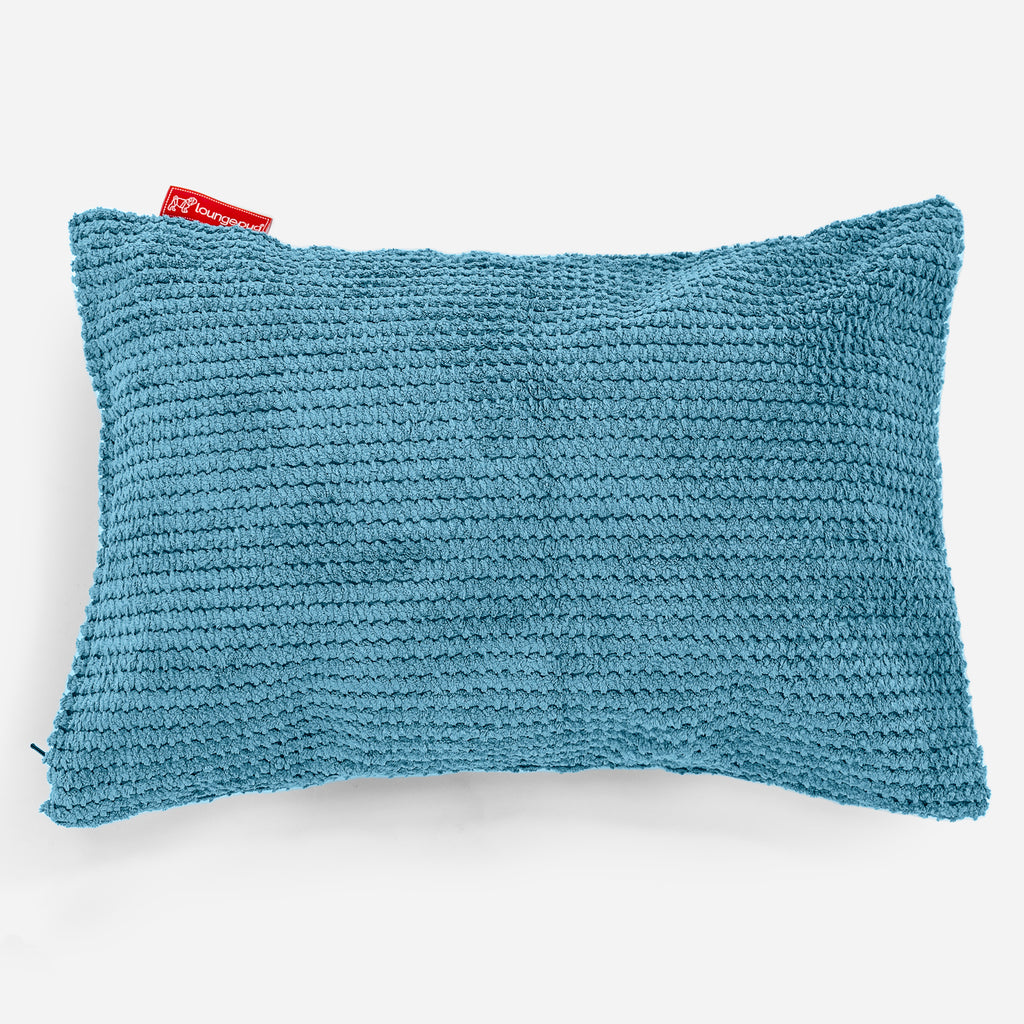 Pude 35 x 50cm - Pom Pom Turkis Blå 01