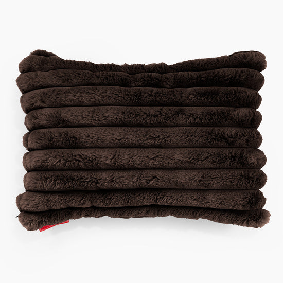 Pudebetræk 35 x 50cm - Ultraplysfløjl Sable 01