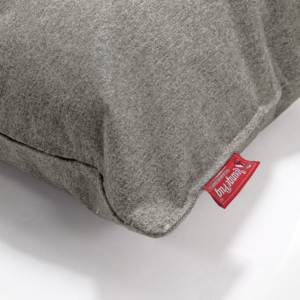 Pudebetræk 47 x 47cm - Interalli-uld Sølv Fabric Close-up Image