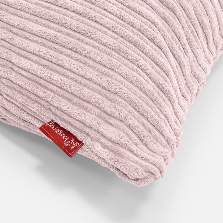 Pude 47 x 47cm - Klassisk Jernbanefløjl Blush Lyserød 03