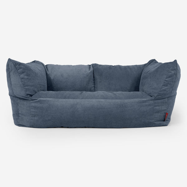Ruben Sækkesofa - Babyfløjl Navy 01