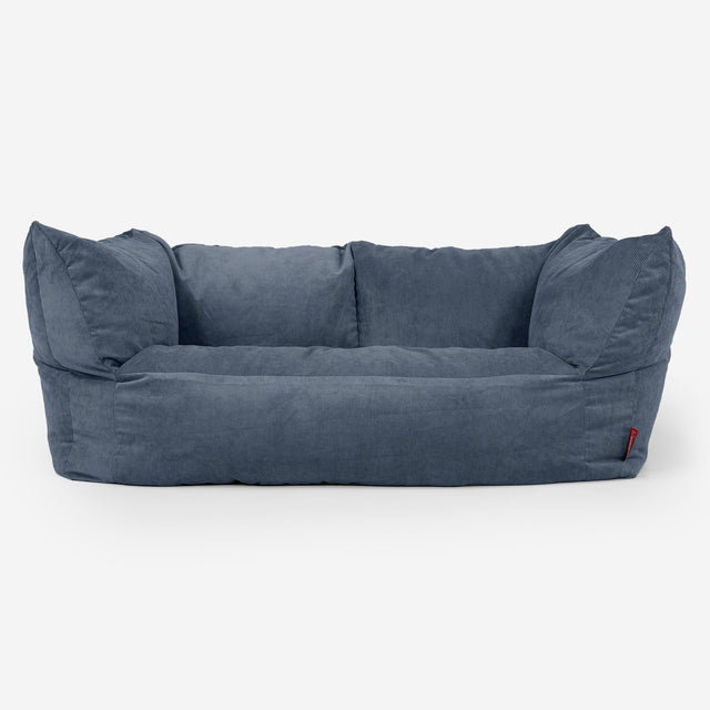 Ruben Sækkesofa - Babyfløjl Navy 01