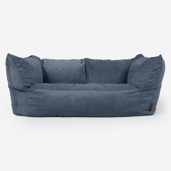 Ruben Sækkesofa - Babyfløjl Navy 01