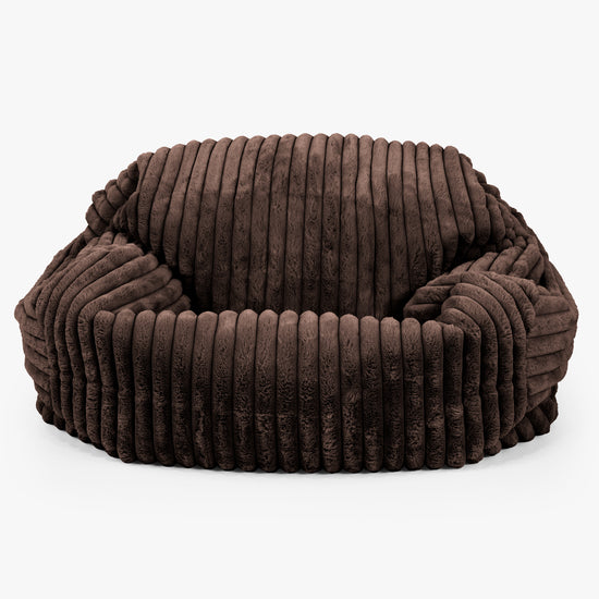 Sabine Sækkesofa - Ultraplysfløjl Sable 01